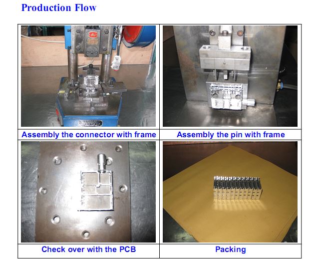 make shielding cans with connector 