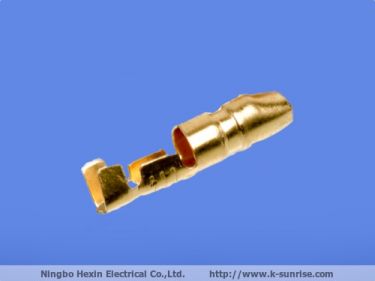 Stamping Part spring loaded electrical power socket brass contact