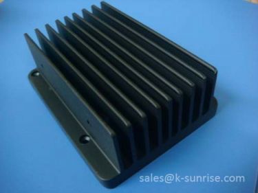 Aluminium heat sink for power amplifier