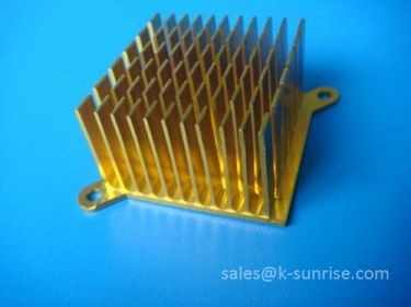 Aluminium heat sink for PCB board