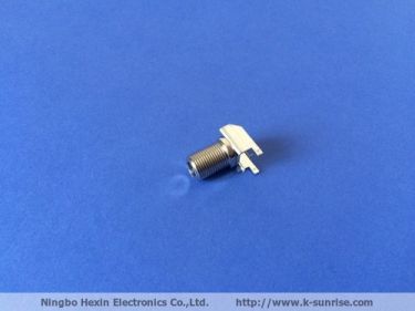 F connector with brackets for Cable modem
