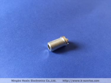 Zinc alloy F connector