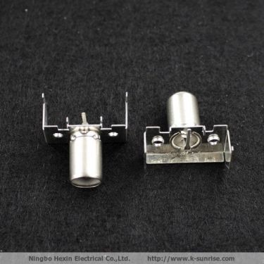 Male IEC connector with brackets