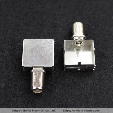 RF connector shielding cans