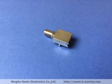 PCB shielding frame with F Connector