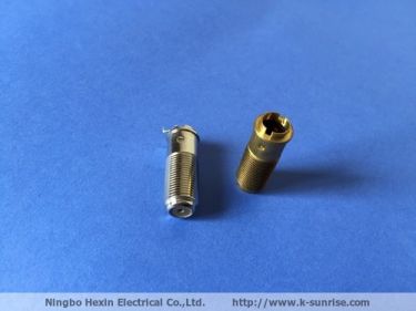 75 ohm F type connector  for PCB mount