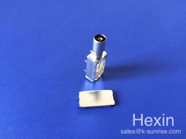 metal parts for TV tuner shield frame with cover and connector