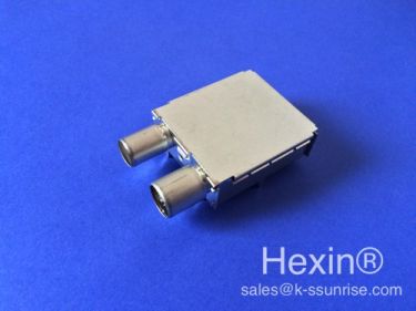 PCB mount shield cans with IEC connector