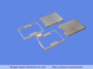 two piece metal shielding cover and frame