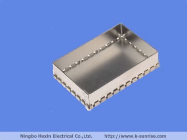 two piece metal shielding cover and frame