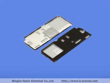 High precision progressive die nickel silver alloy rf shielding can