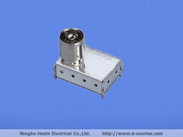 IEC PAL connector and shield frame