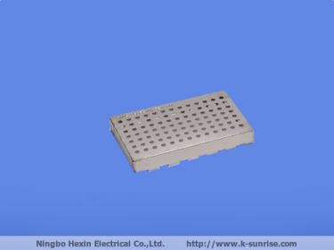 pcb shielding frame with hole for heat sink