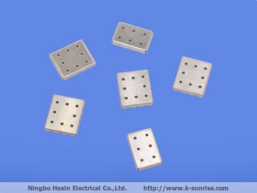 One piece metal shielding cover for pcb mount