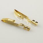 Snap fit spring contact